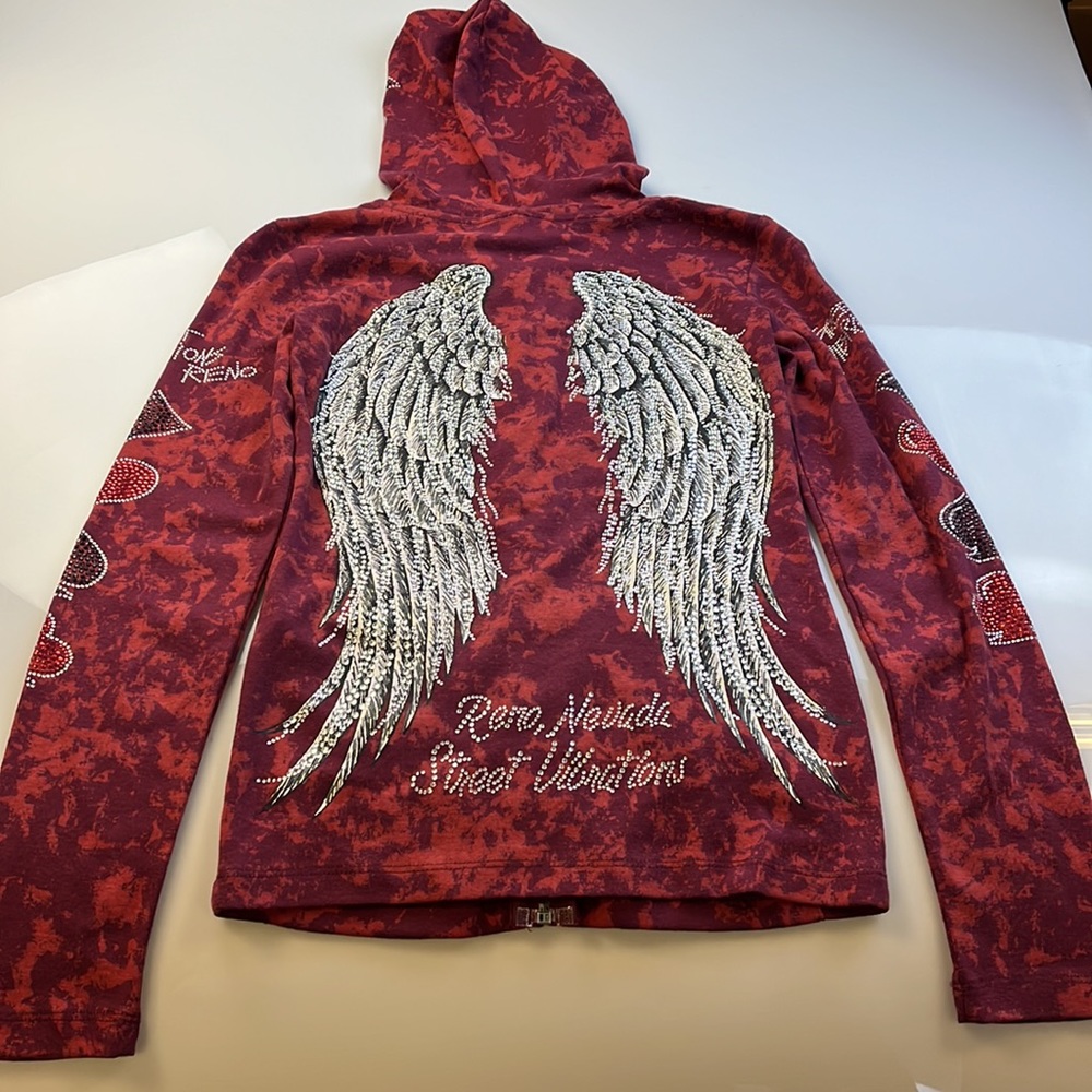 Biker Clothing Company full zip hoodie r14-12 - Picture 5 of 7